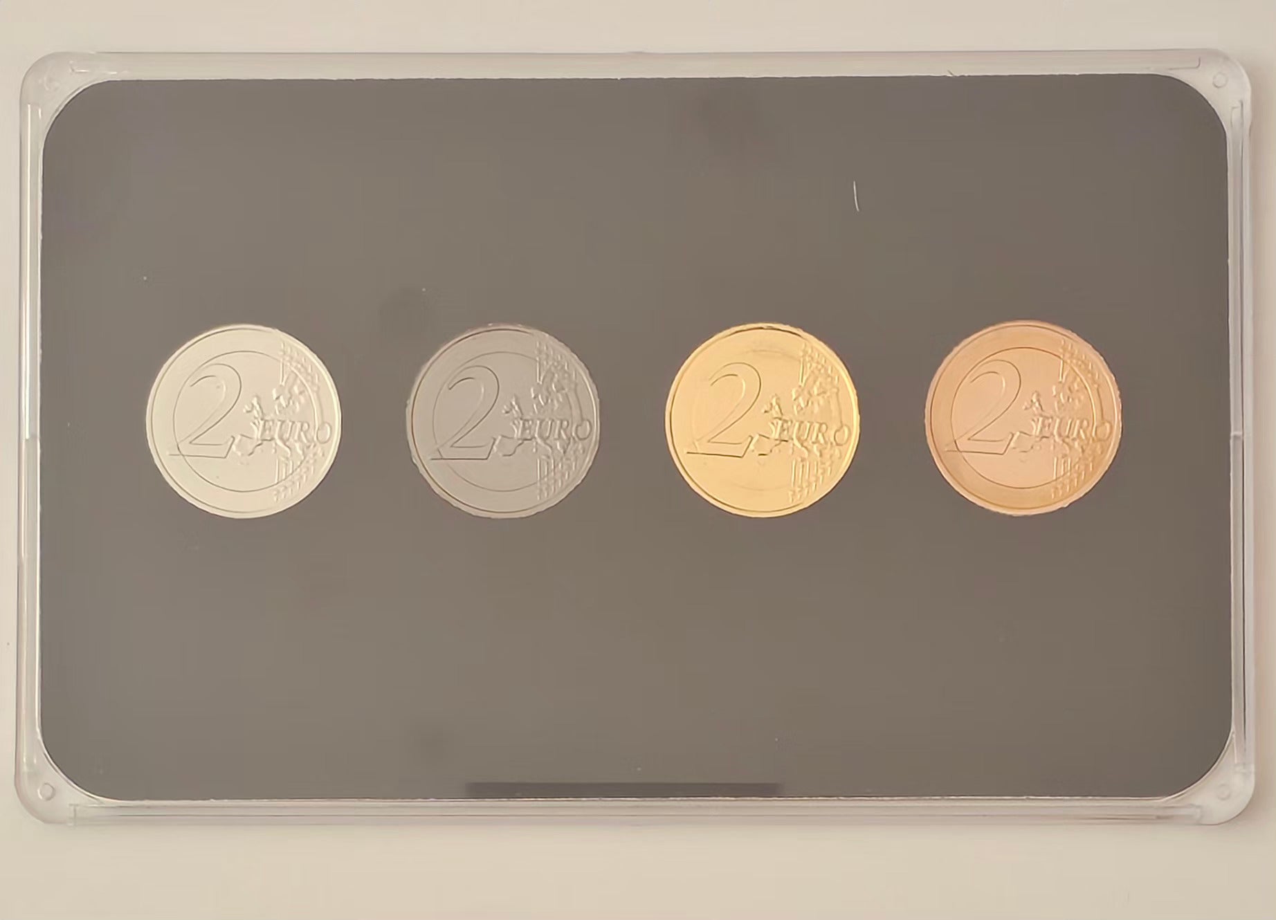 Monaco 2 euro coin set 2012 precious metal edition obverse