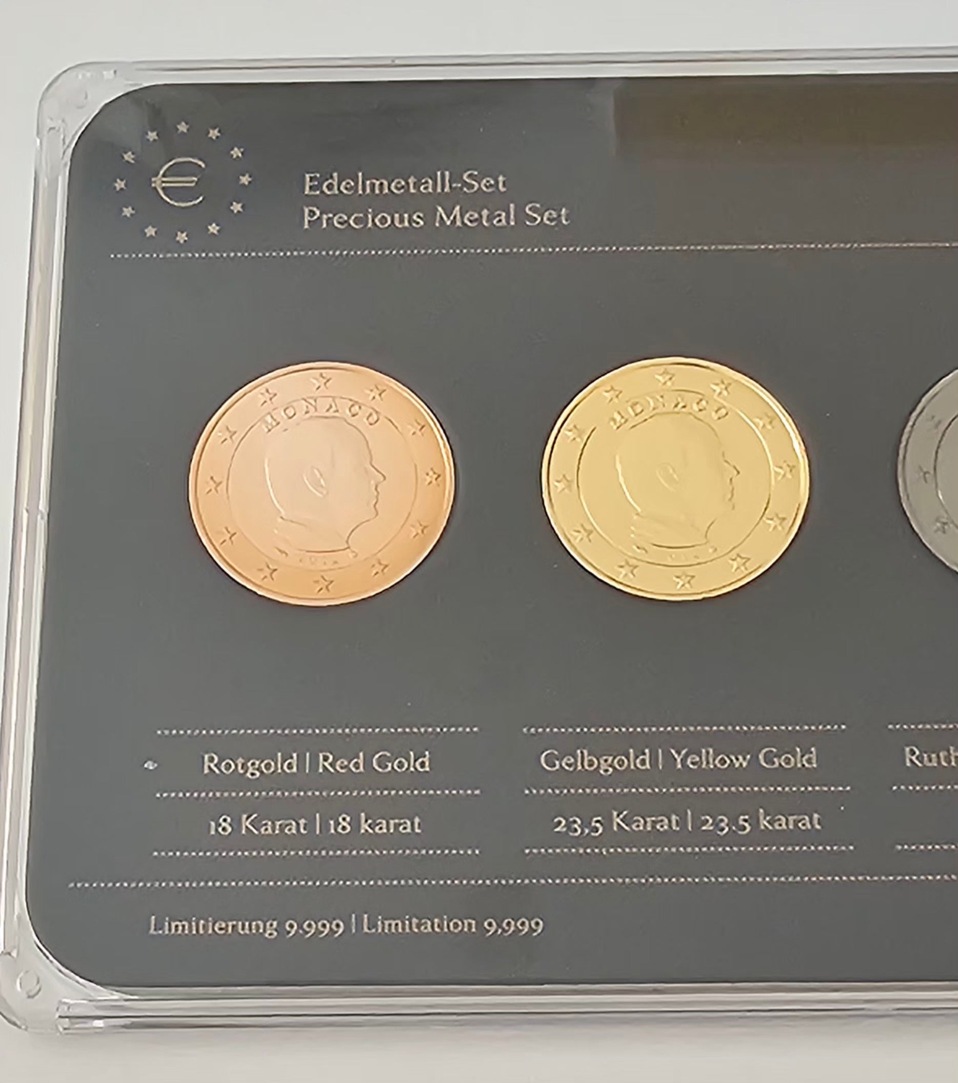 Monaco 2 euro coins reverse design Prince Albert portrait