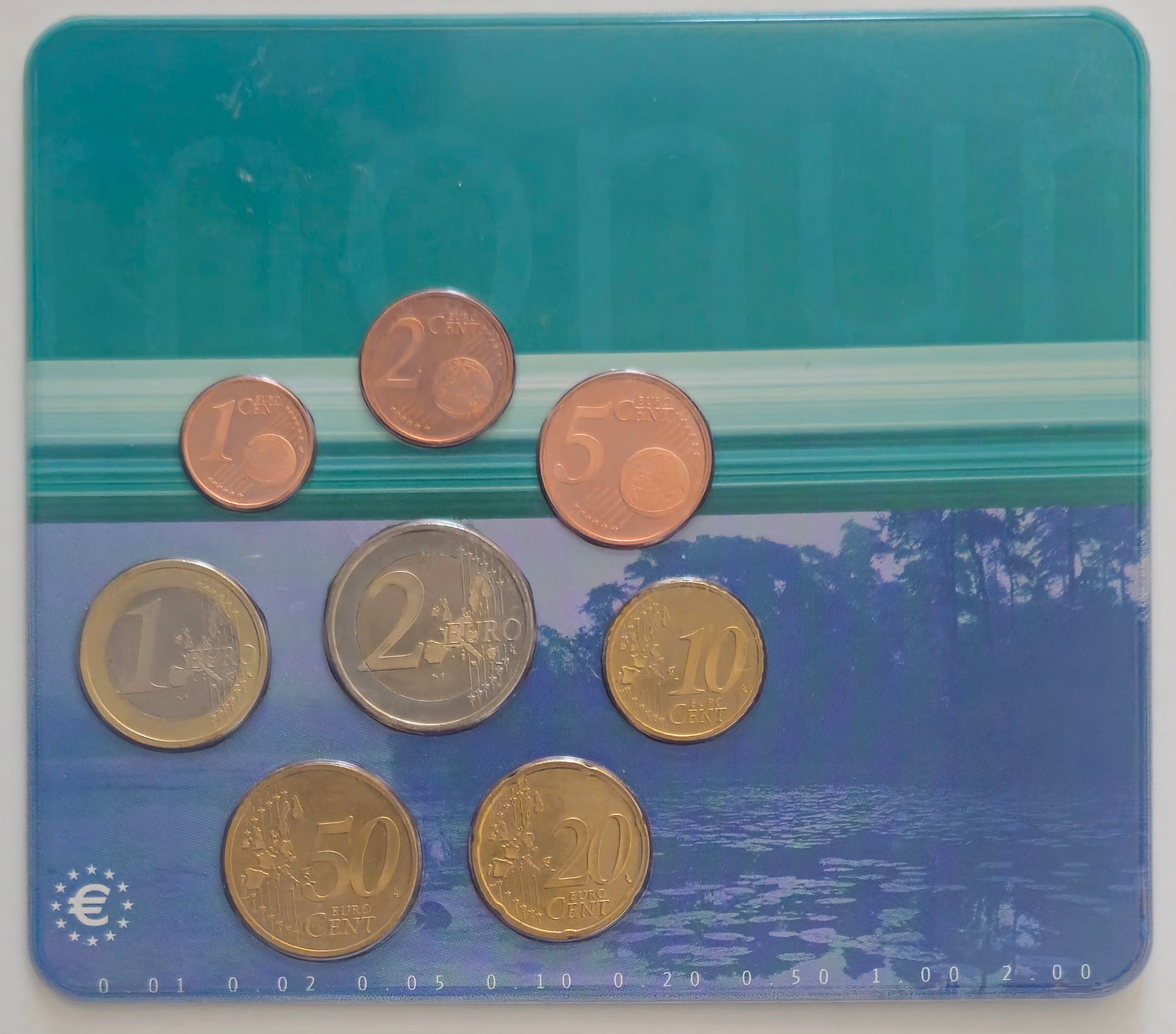 Netherlands euro coin set 2000 Goede Doelen charity edition obverse