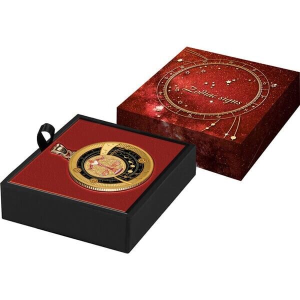 Libra Zodiac Sign – 500 Francs CFA Cameroon 2018 | Silver Proof Coin Pendant