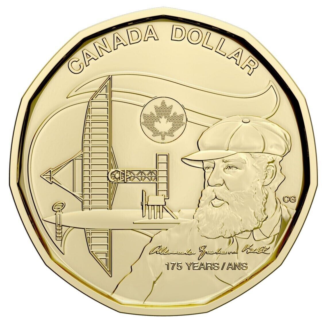 2022 $1 175th Anniversary of the Birth of Alexander Graham Bell Non-Colouri