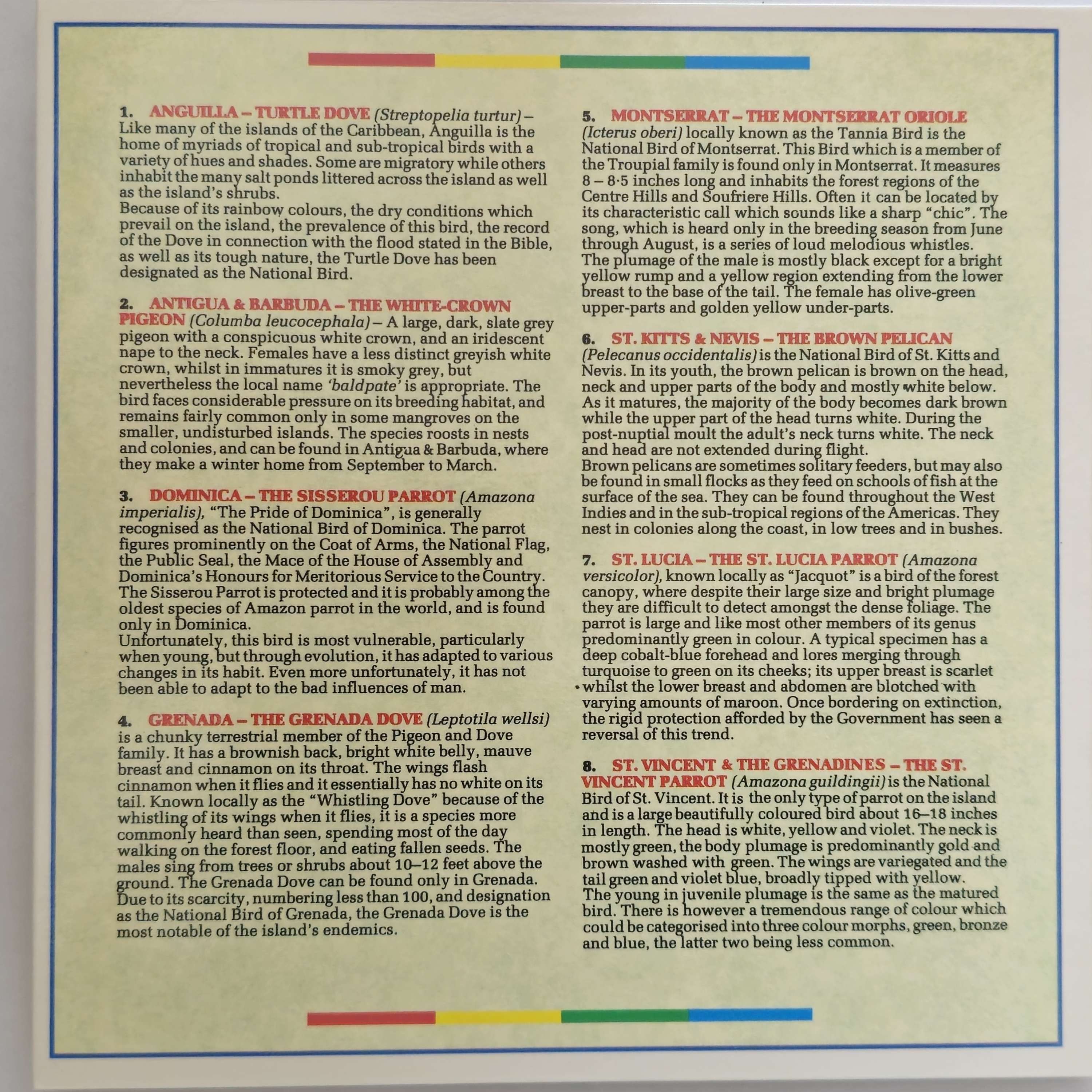 Eastern Caribbean Central Bank - Issue year 2000 - Coins dated 1993