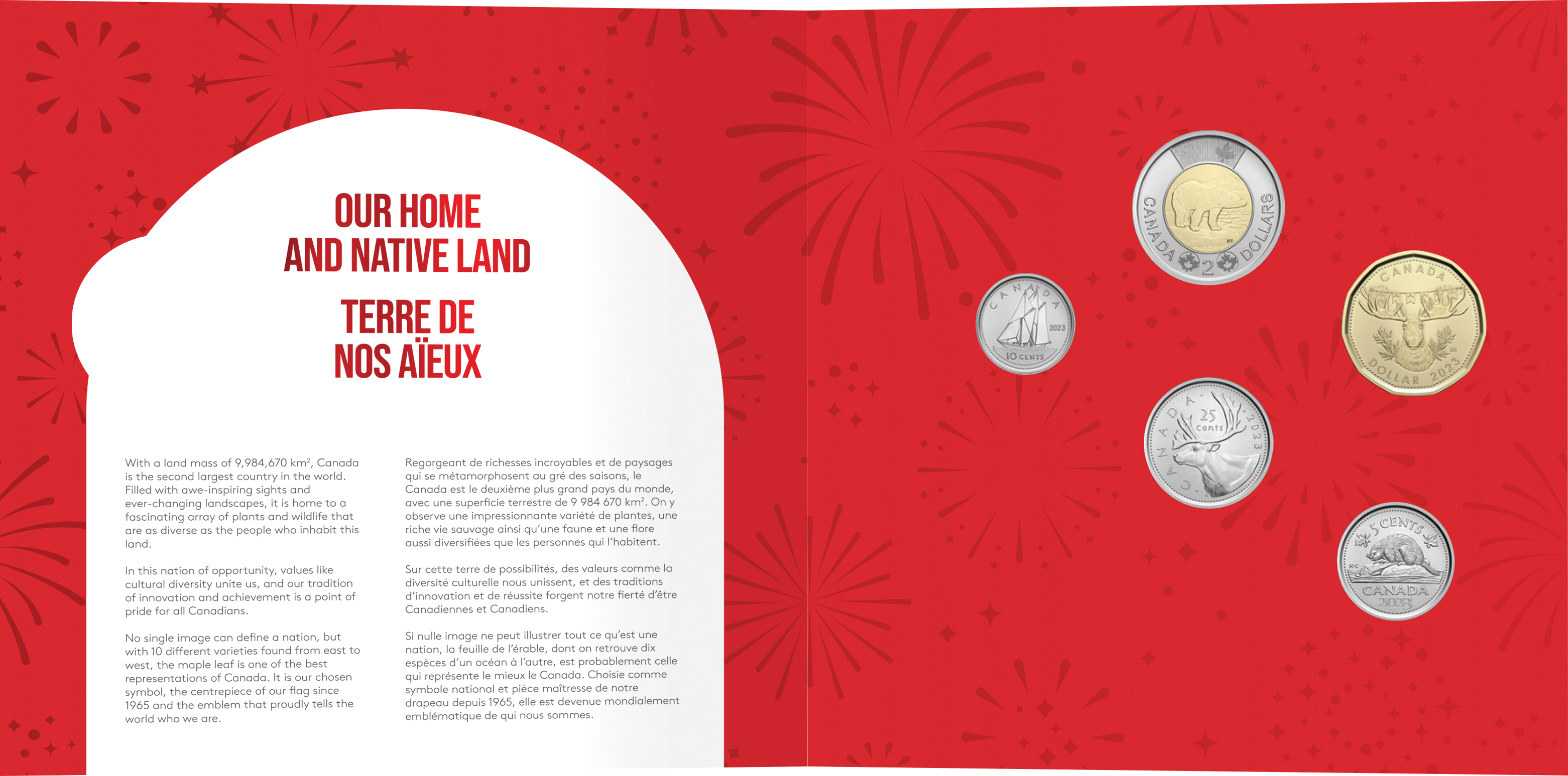 O Canada Five-Coin Gift Card Set (2023)