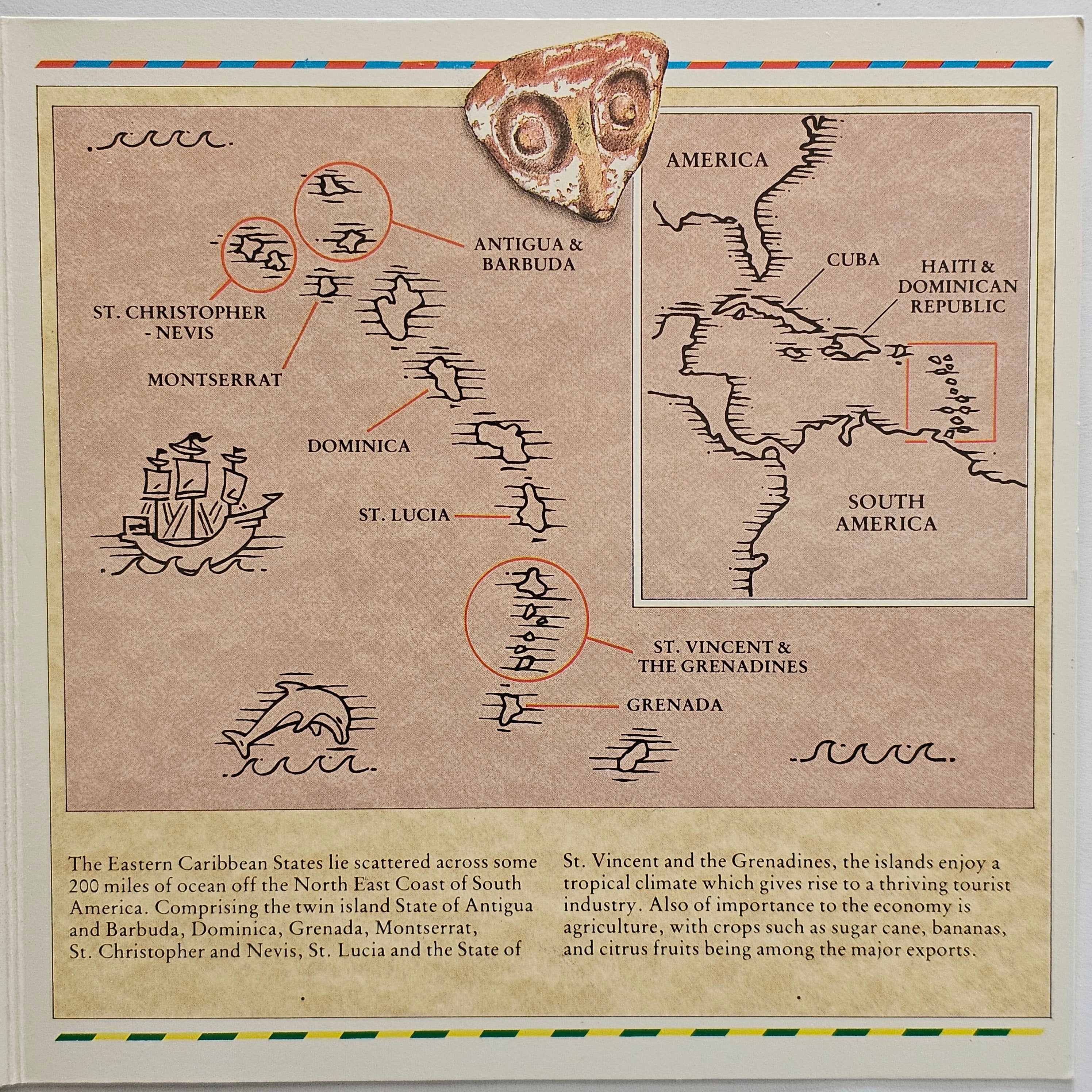 Eastern Caribbean States, 1986 Brilliant Uncirculated (6-Coin) Collection, Issue