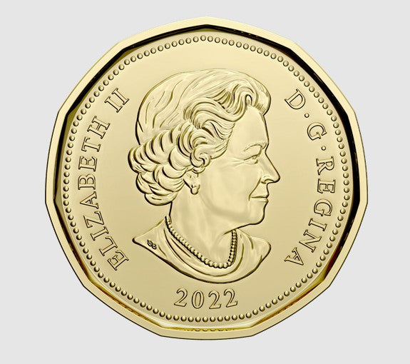 2022 $1 Celebrating Oscar Peterson Non-Colourized From Special Wrap Roll