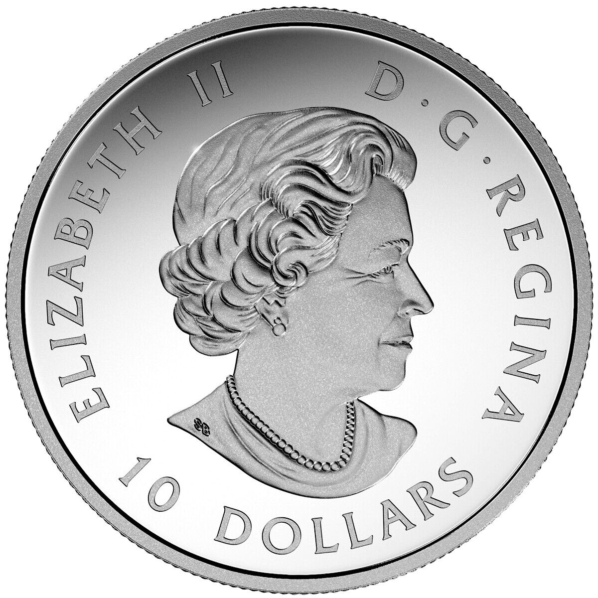 2017 $10 colorée, 1/2 oz, argent pur - Emblèmes du Canada : Randonnée en traînea