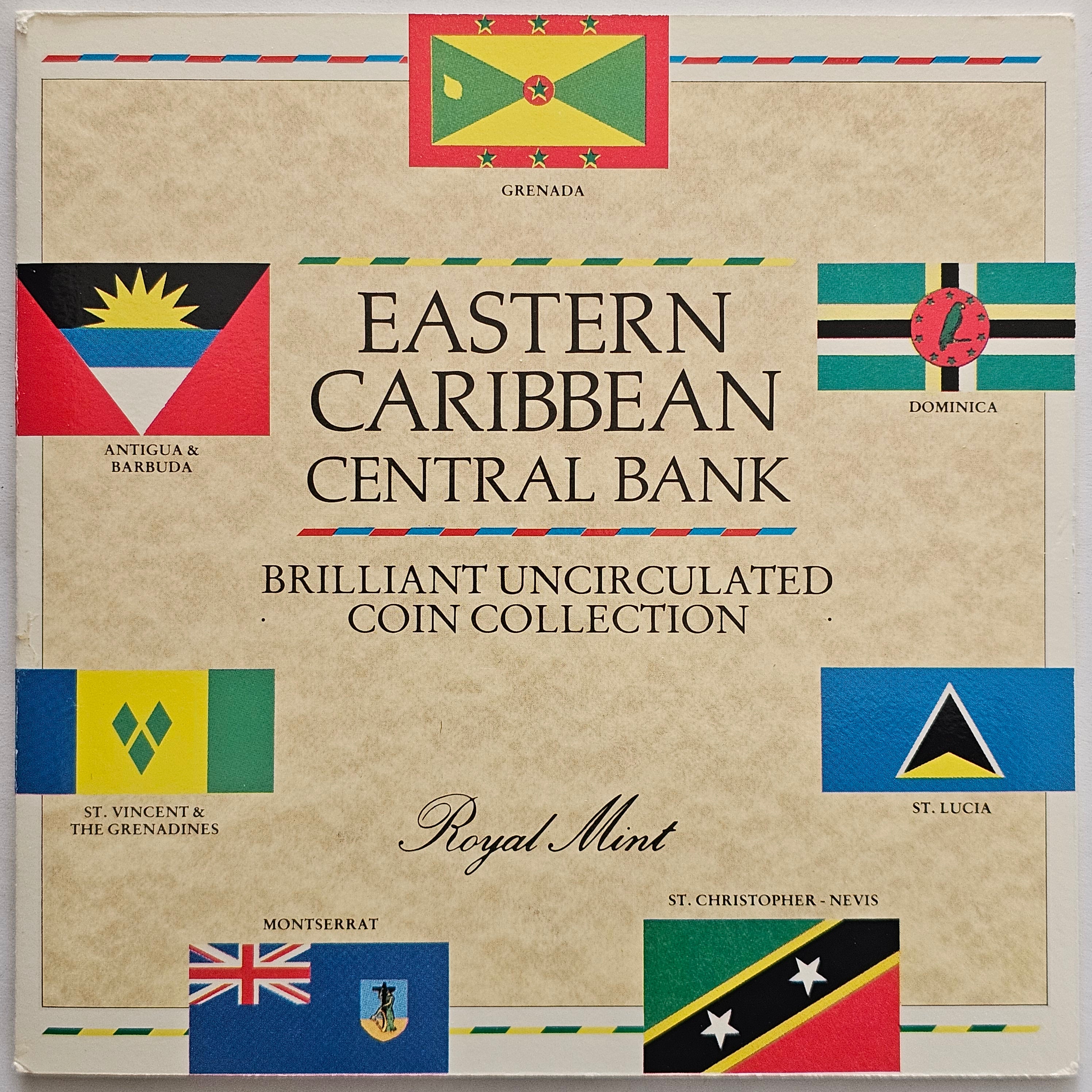 Eastern Caribbean States, 1986 Brilliant Uncirculated (6-Coin) Collection, Issue