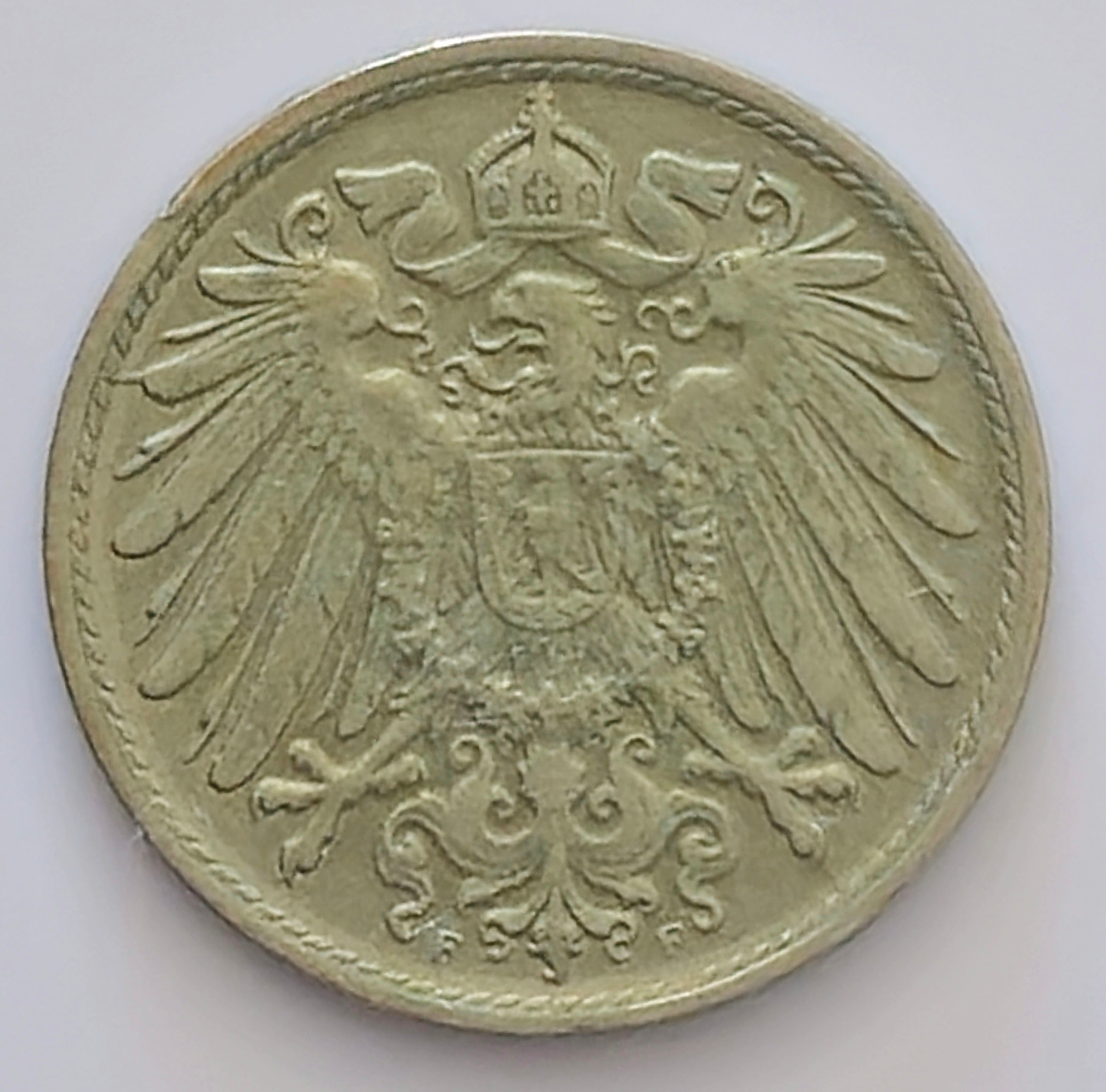 10 pfennig- 1912-F