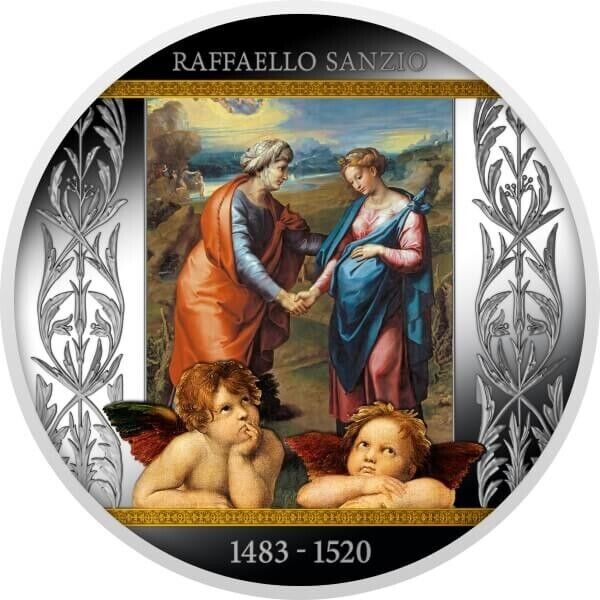 Visitation Raphaël Proof Pièce d'Argent 500 Francs Cameroun 2020