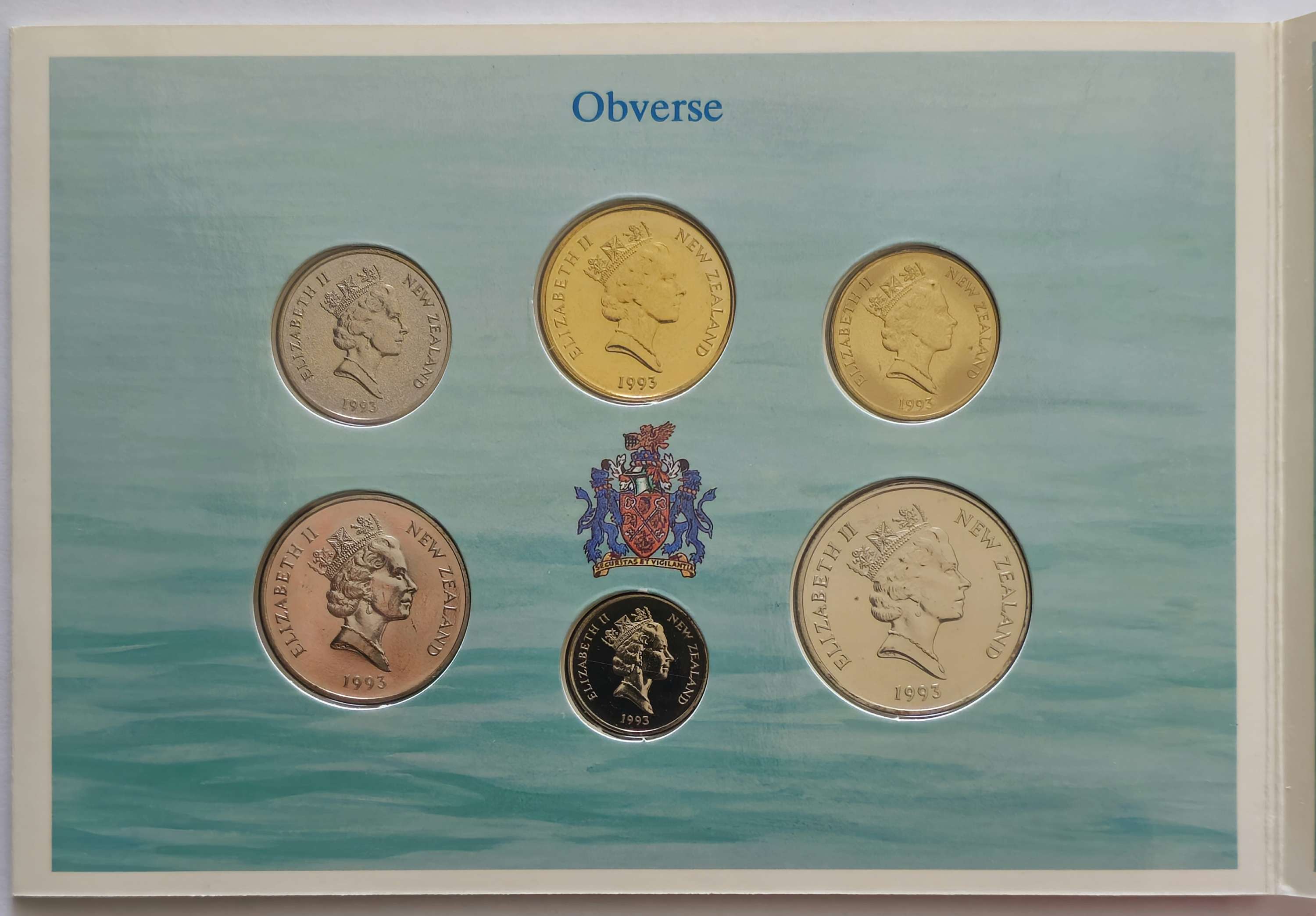 Brilliant Uncirculated coin set 1993.