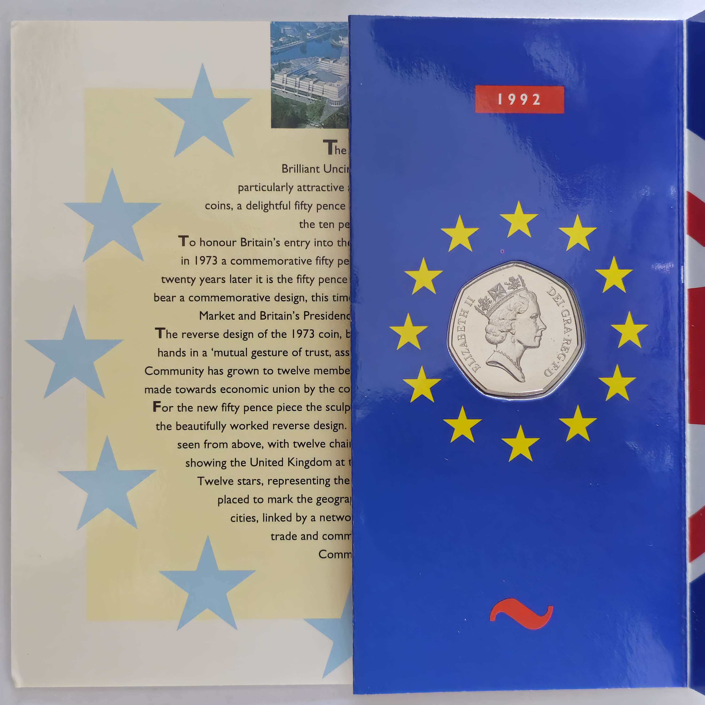 1992 UNITED KINGDOM BRILLIANT UNCIRCULATED COIN COLLECTION 