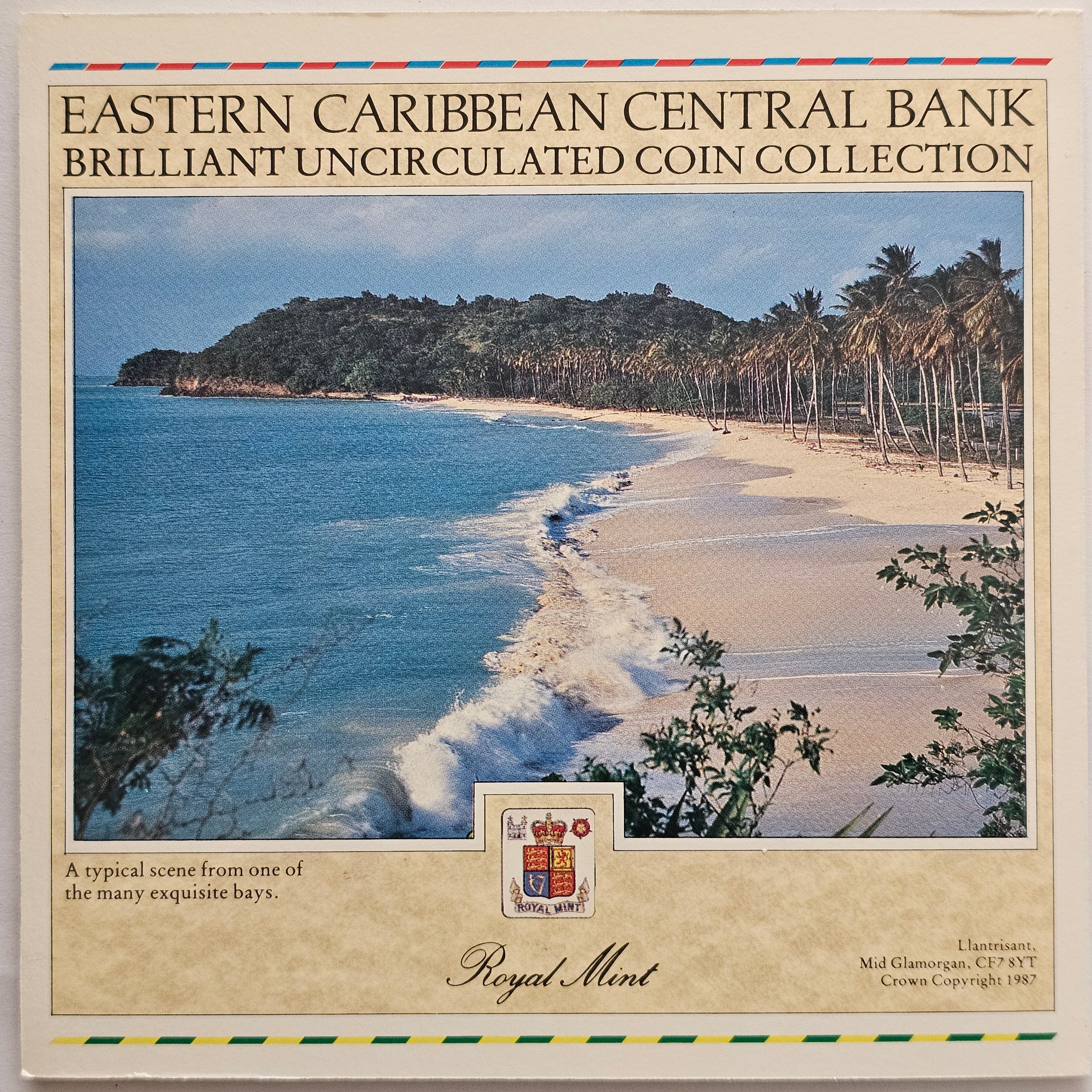 Eastern Caribbean States, 1986 Brilliant Uncirculated (6-Coin) Collection, Issue