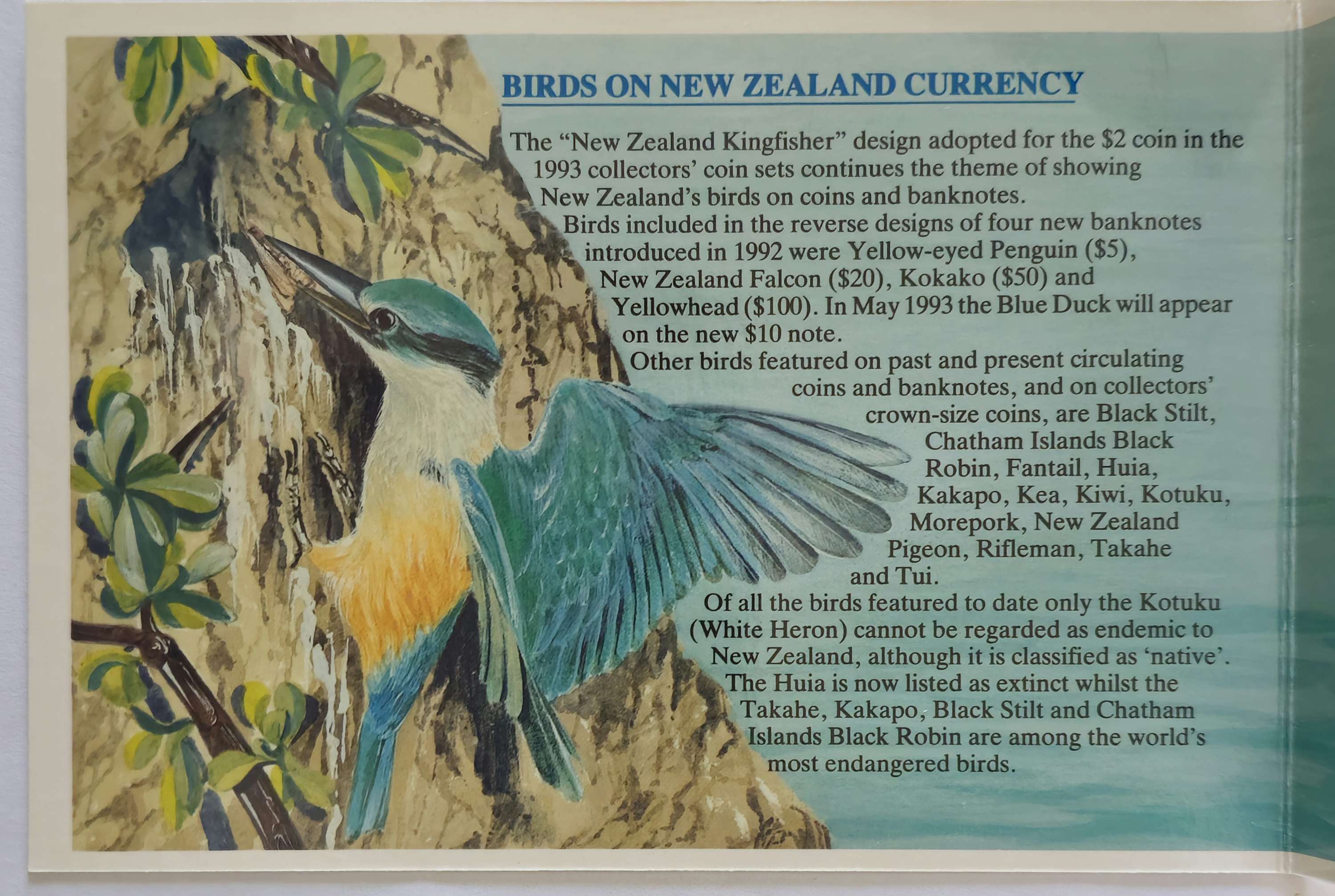 Brilliant Uncirculated coin set 1993.