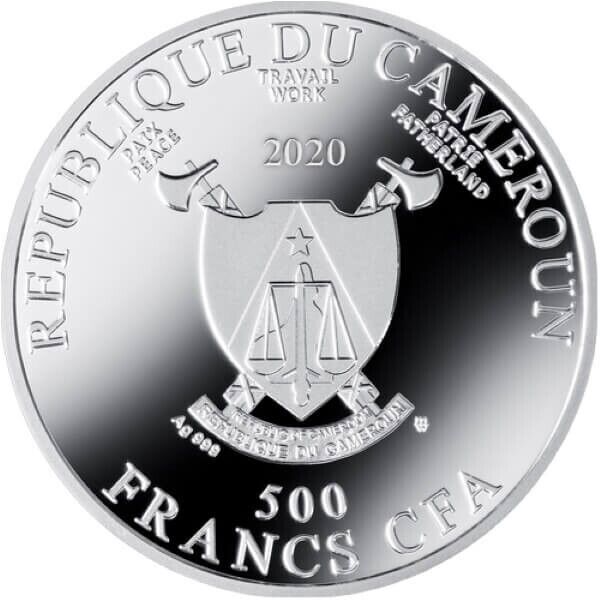 Visitation Raphaël Proof Pièce d'Argent 500 Francs Cameroun 2020