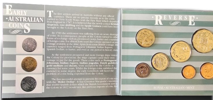 1987 Australia RAM Mint UNC Coin Set - Coin Collection