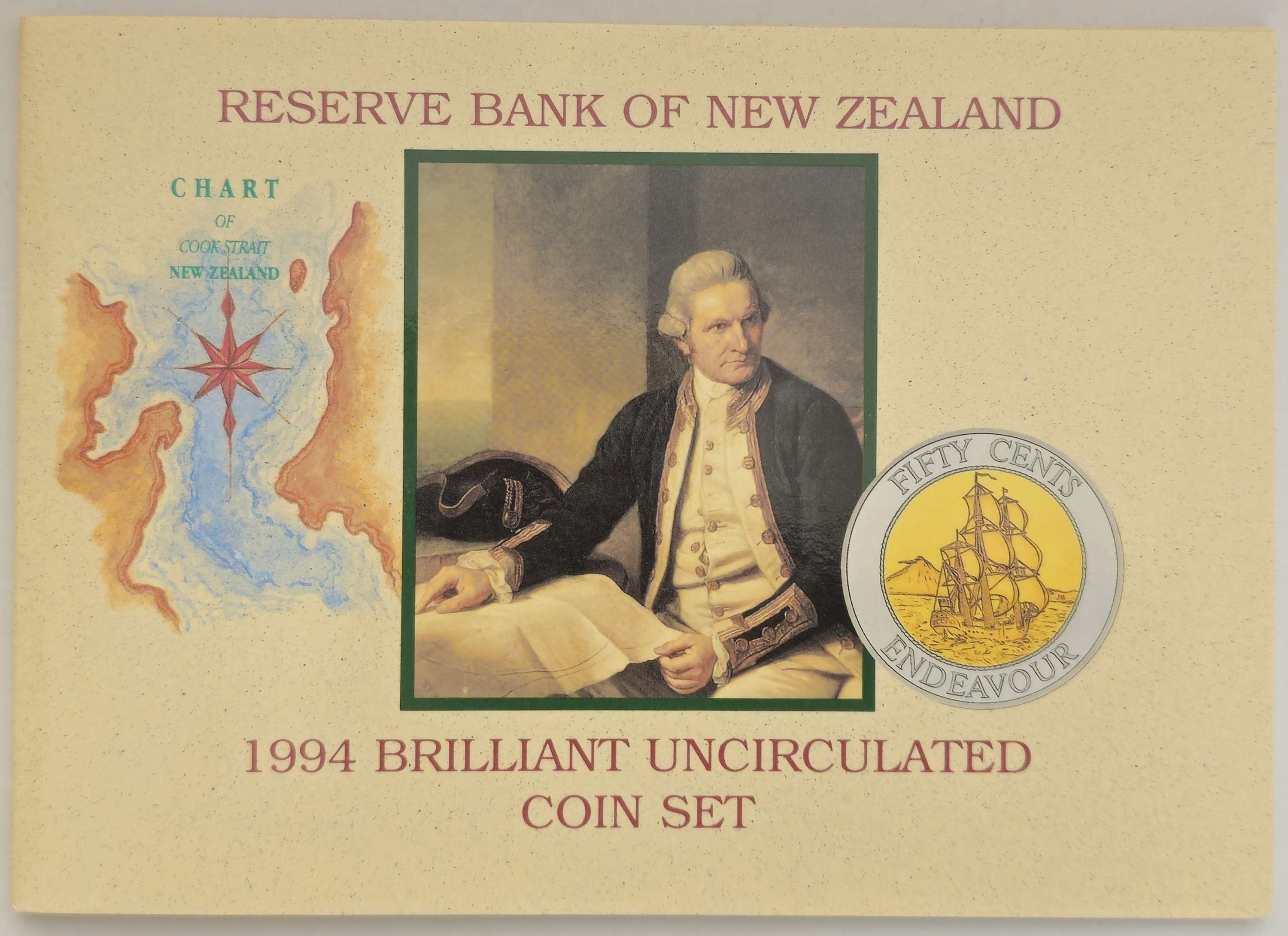 New Zealand  1994 Brilliant Uncirculated Coin Set.