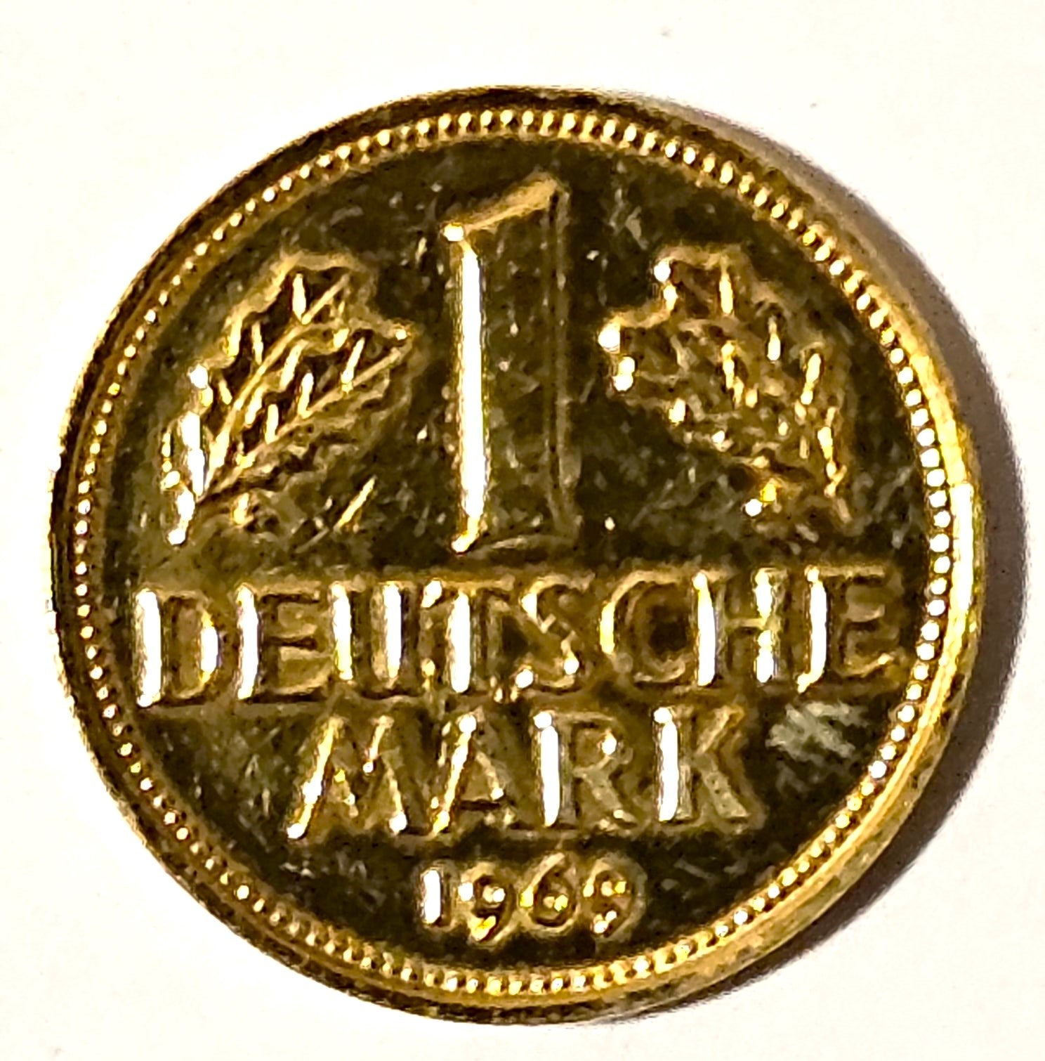GERMANY Deutschland 1 deutsche mark 1959