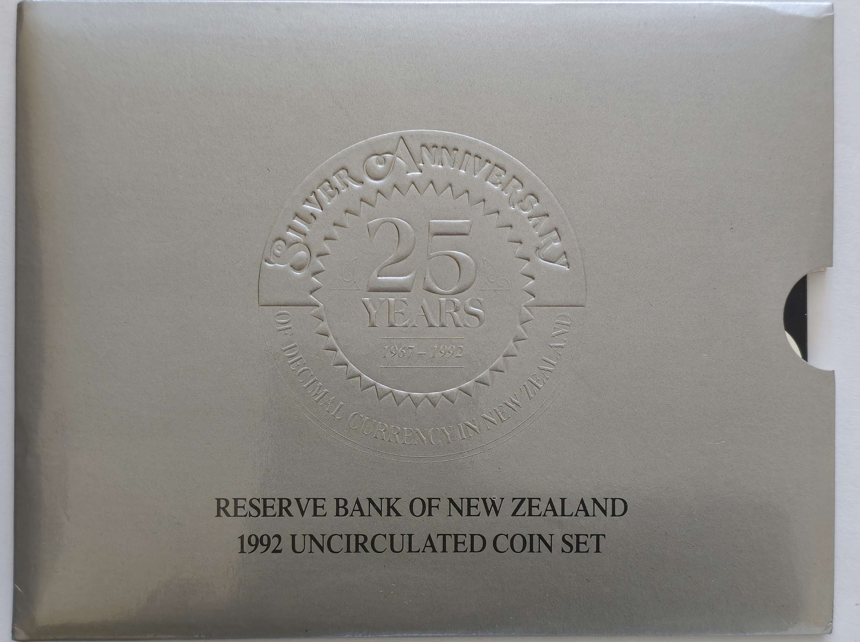 New Zealand 1992 25th Anniversary coin set.