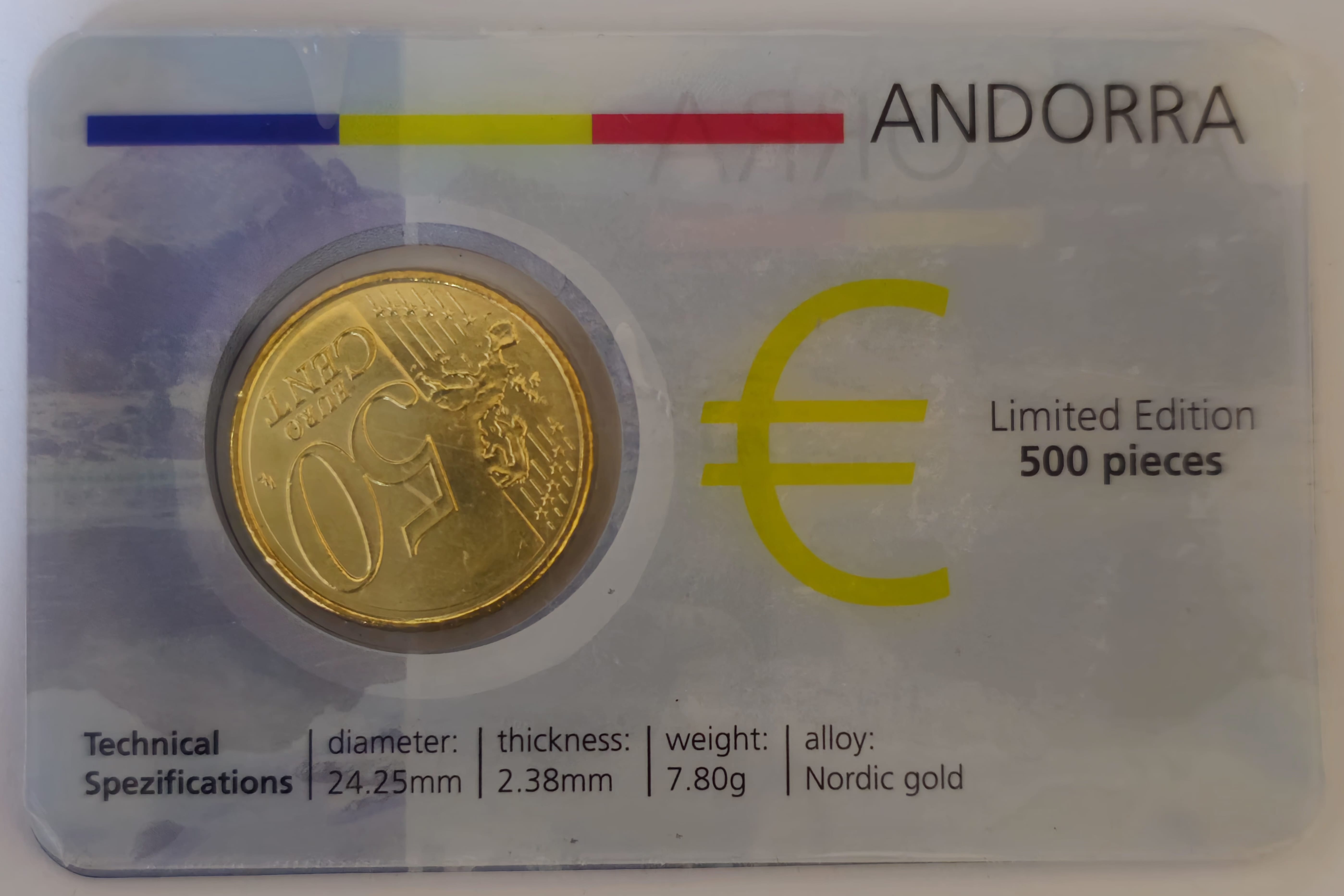 ANDORRA 2014 - 50 Cent in Coincard