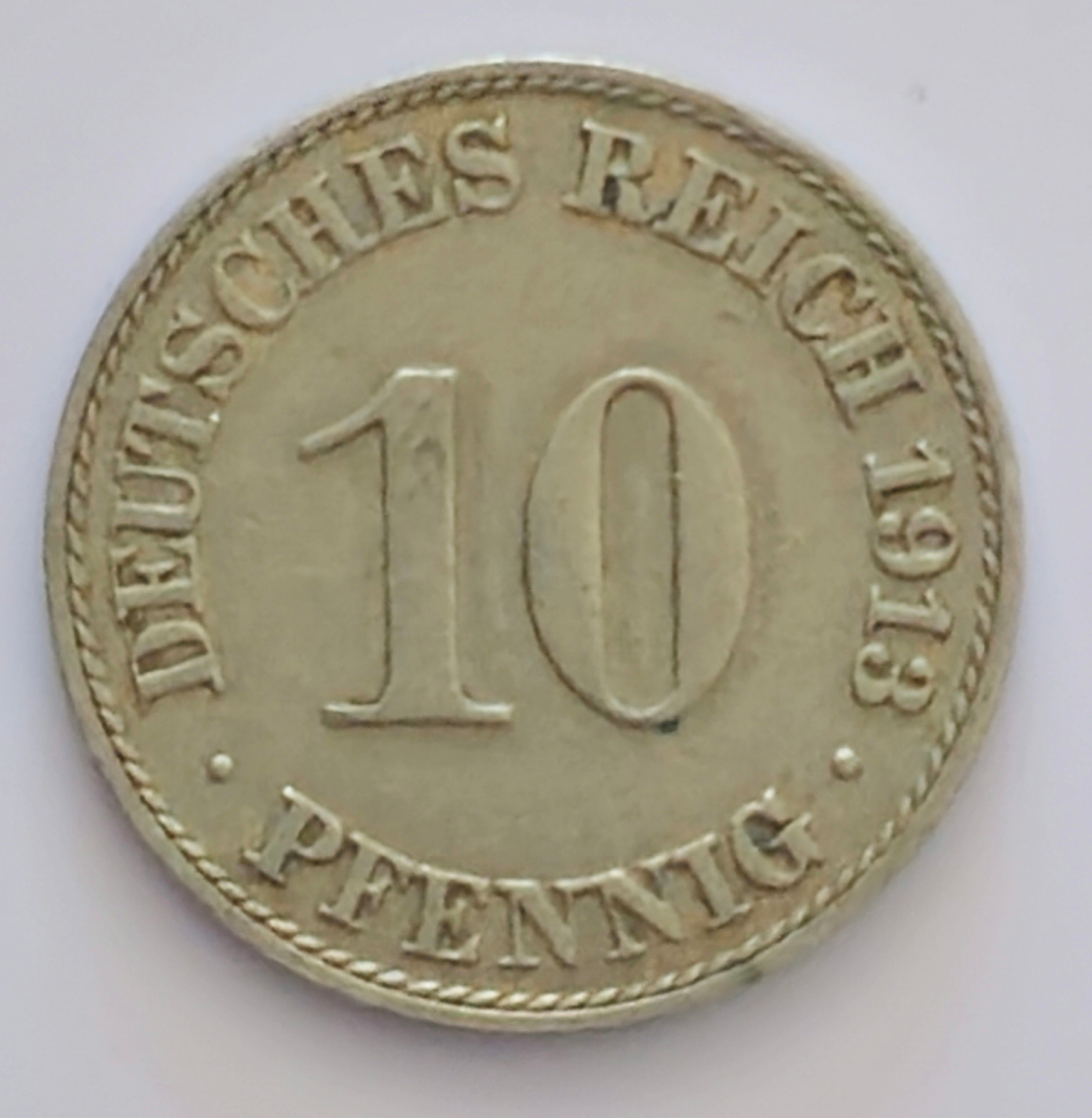 10 pfennig- 1913-A