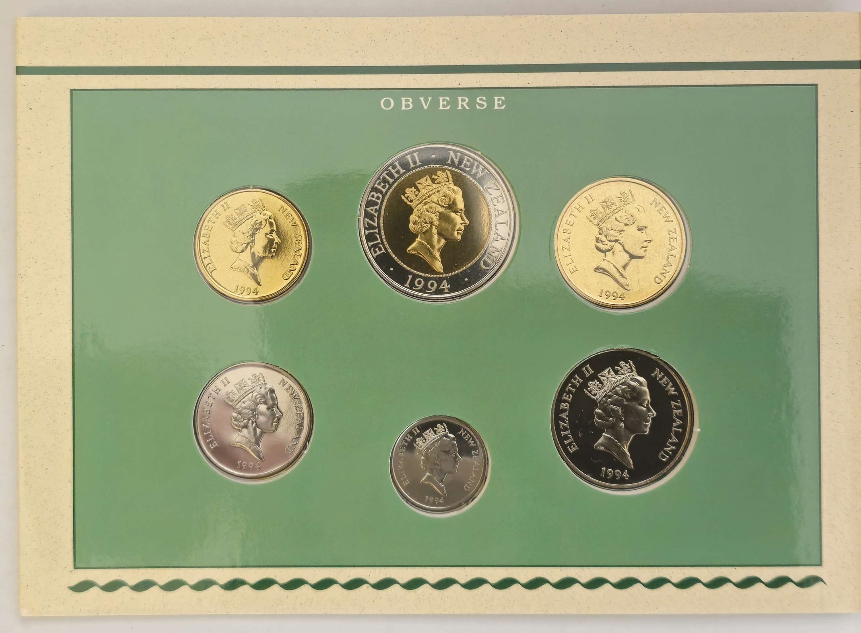 New Zealand  1994 Brilliant Uncirculated Coin Set.