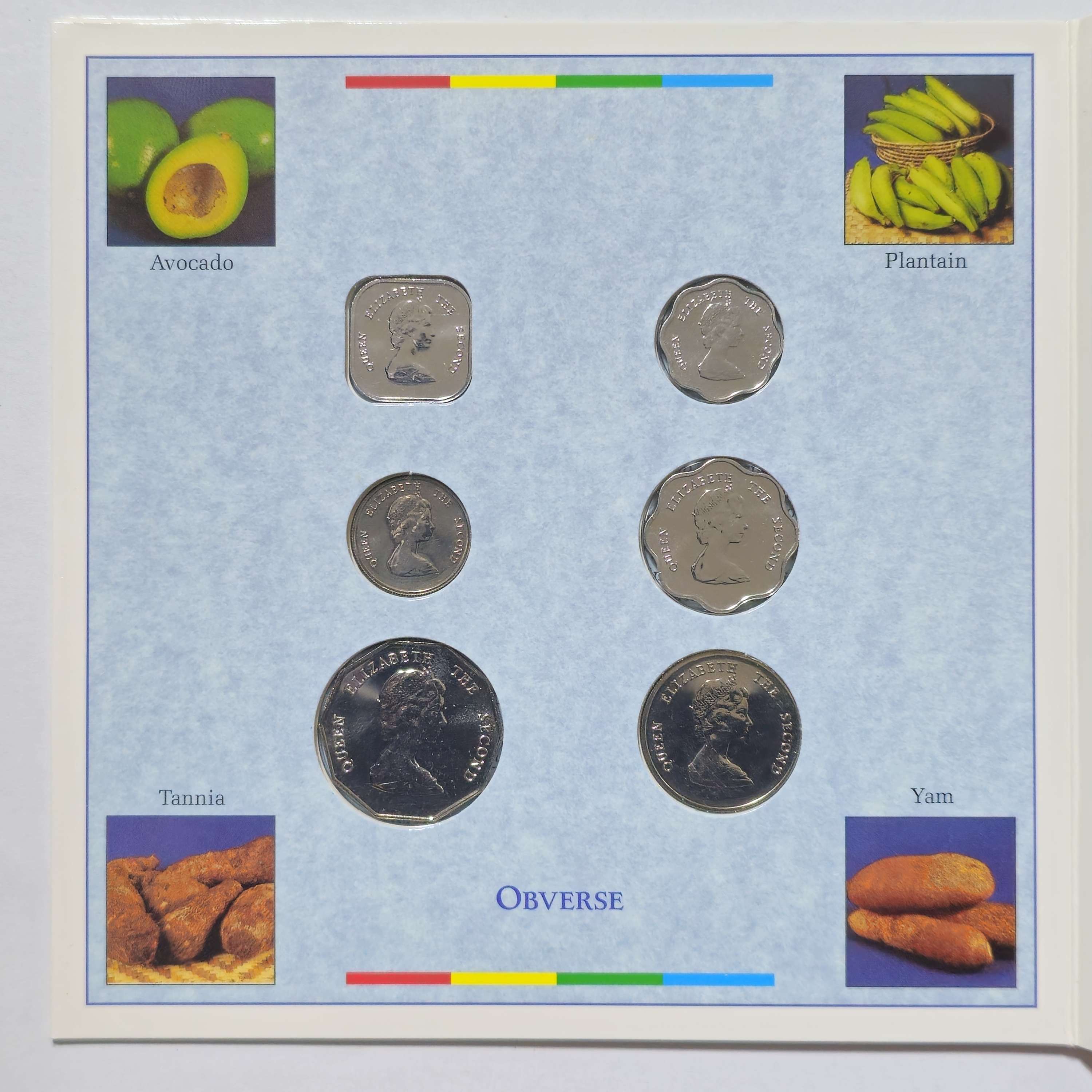 Eastern Caribbean Central Bank - Year 2000 Issue - Coins Dated 1996