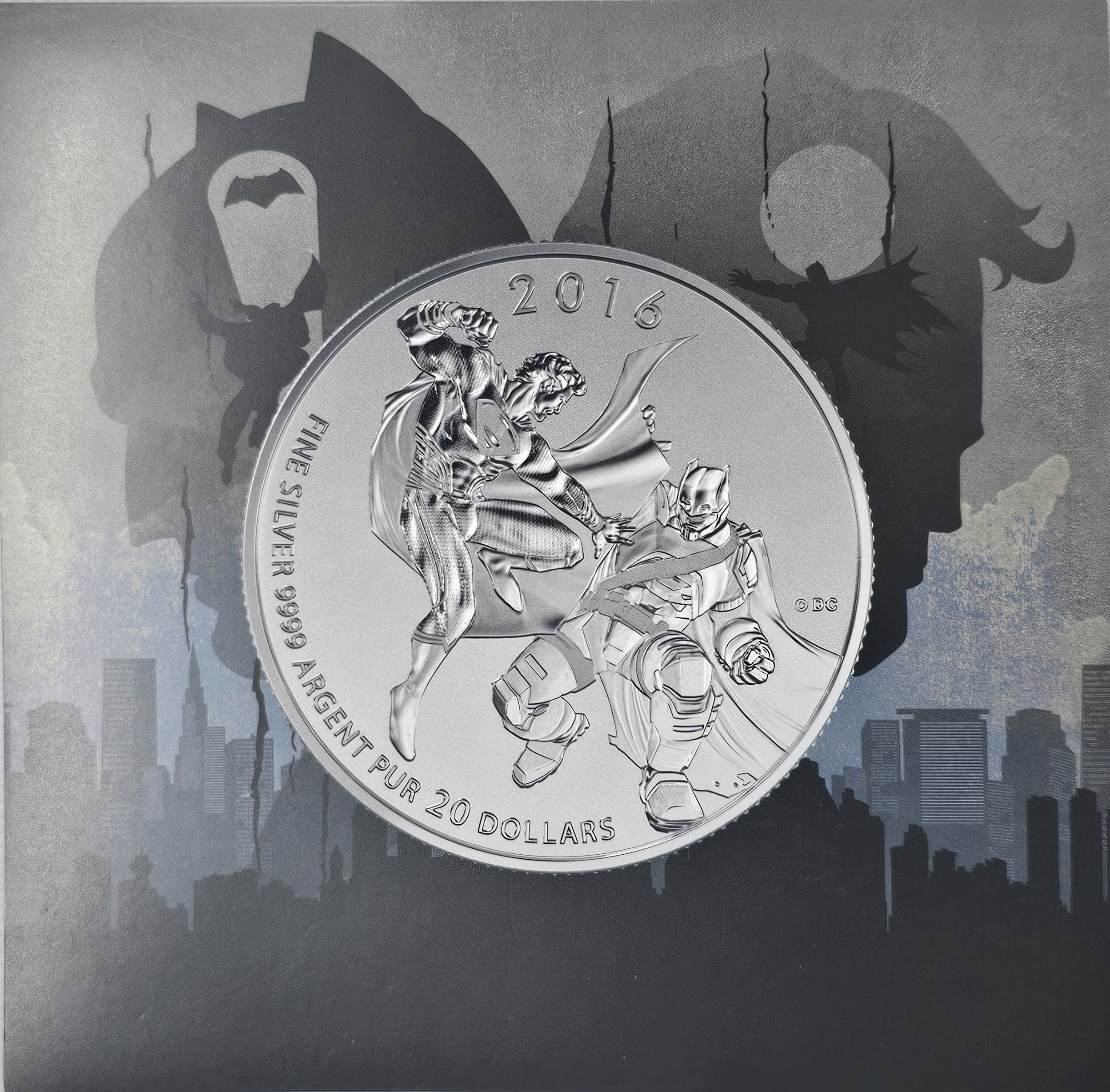 Batman v Superman: Dawn of Justice™ -  $20 Fine Silver Coin (2016)