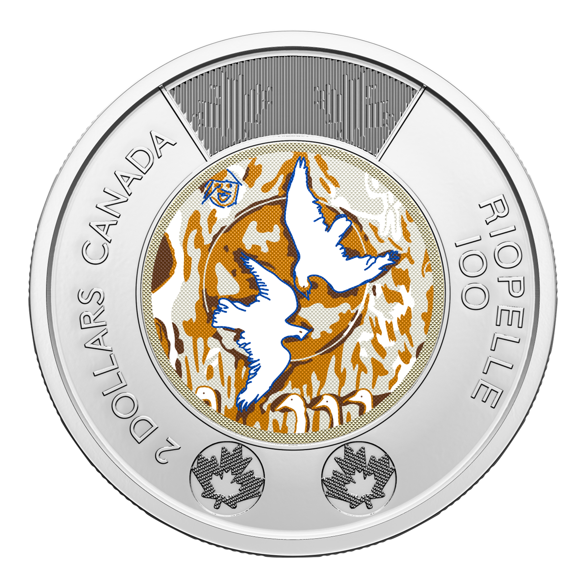 2023 $2 100th Anniversary of the Birth of Jean Paul Riopelle Colourized