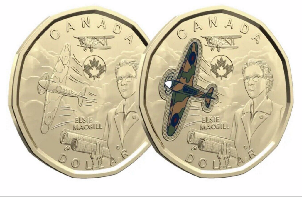 2023 $1 Honouring Elsie MacGill Colourized