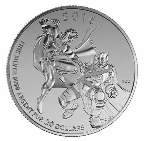 Batman v Superman: Dawn of Justice™ -  $20 Fine Silver Coin (2016)