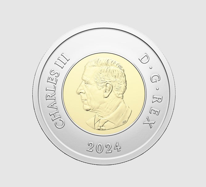 2024 $2 100th Anniversary of the Royal Canadian Air Force Non-colourized