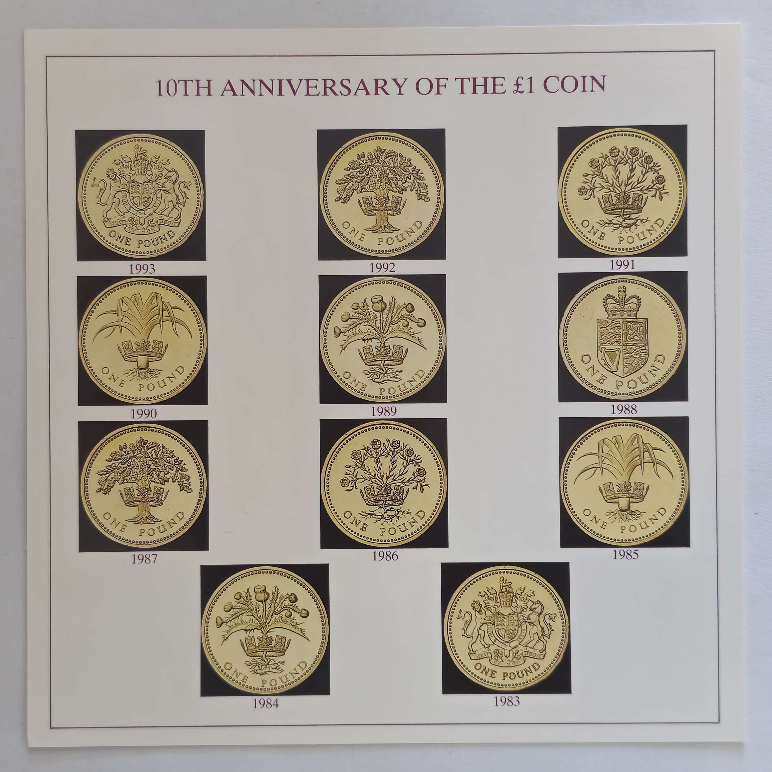 1993 United Kingdom Mint Set Brilliant Uncirculated UK Coins