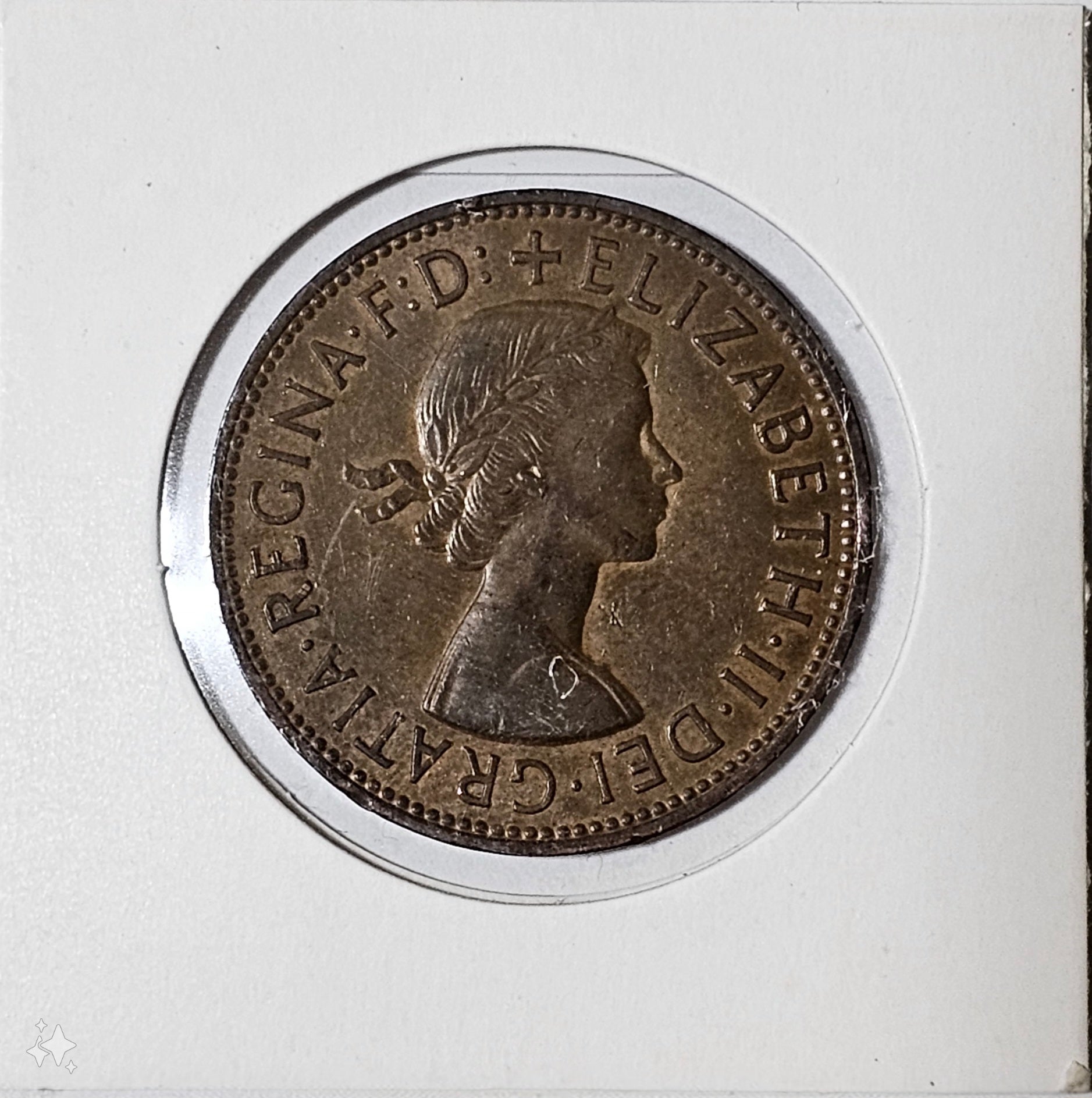 1 penny - United Kindom - Elizabeth II 1st portrait; without 'BR - 1964