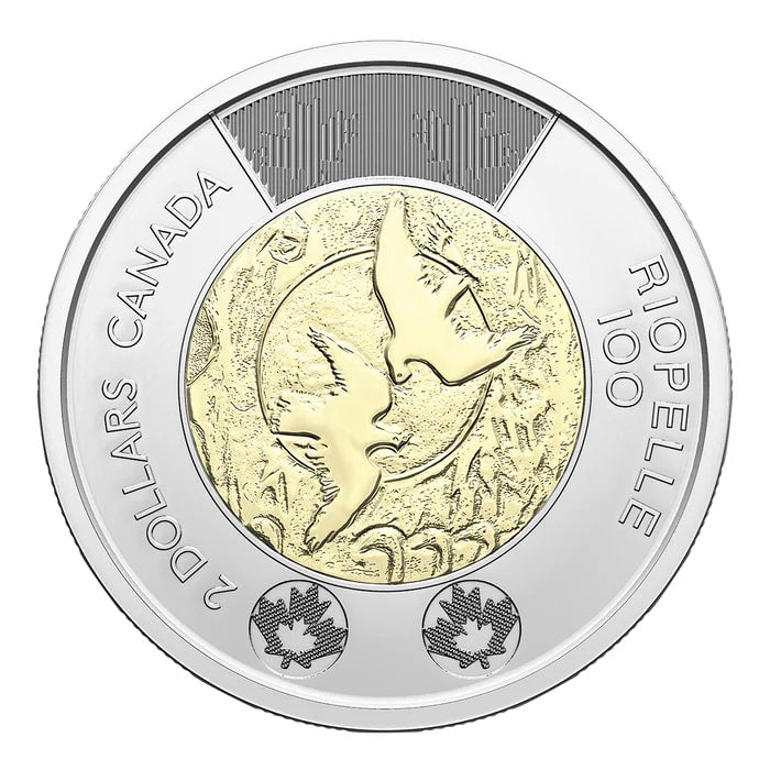 2023 $2 100th Anniversary of the Birth of Jean Paul Riopelle Non-Colourized