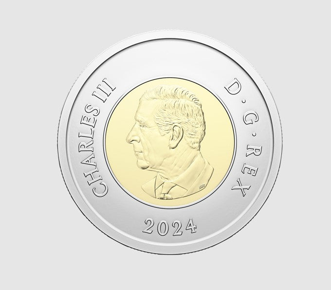 2024 $2 100th Anniversary of the Royal Canadian Air Force Colourized