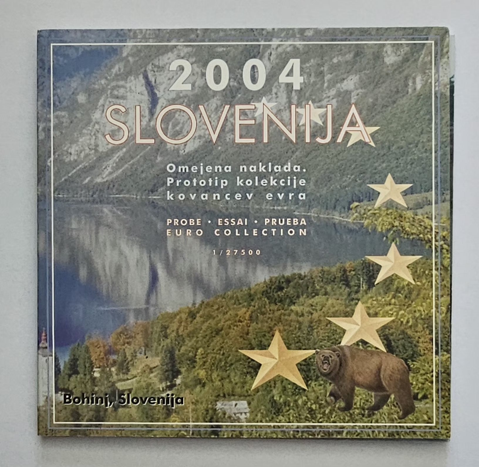 Slovenia 2004 Euro Probe Collection folder cover