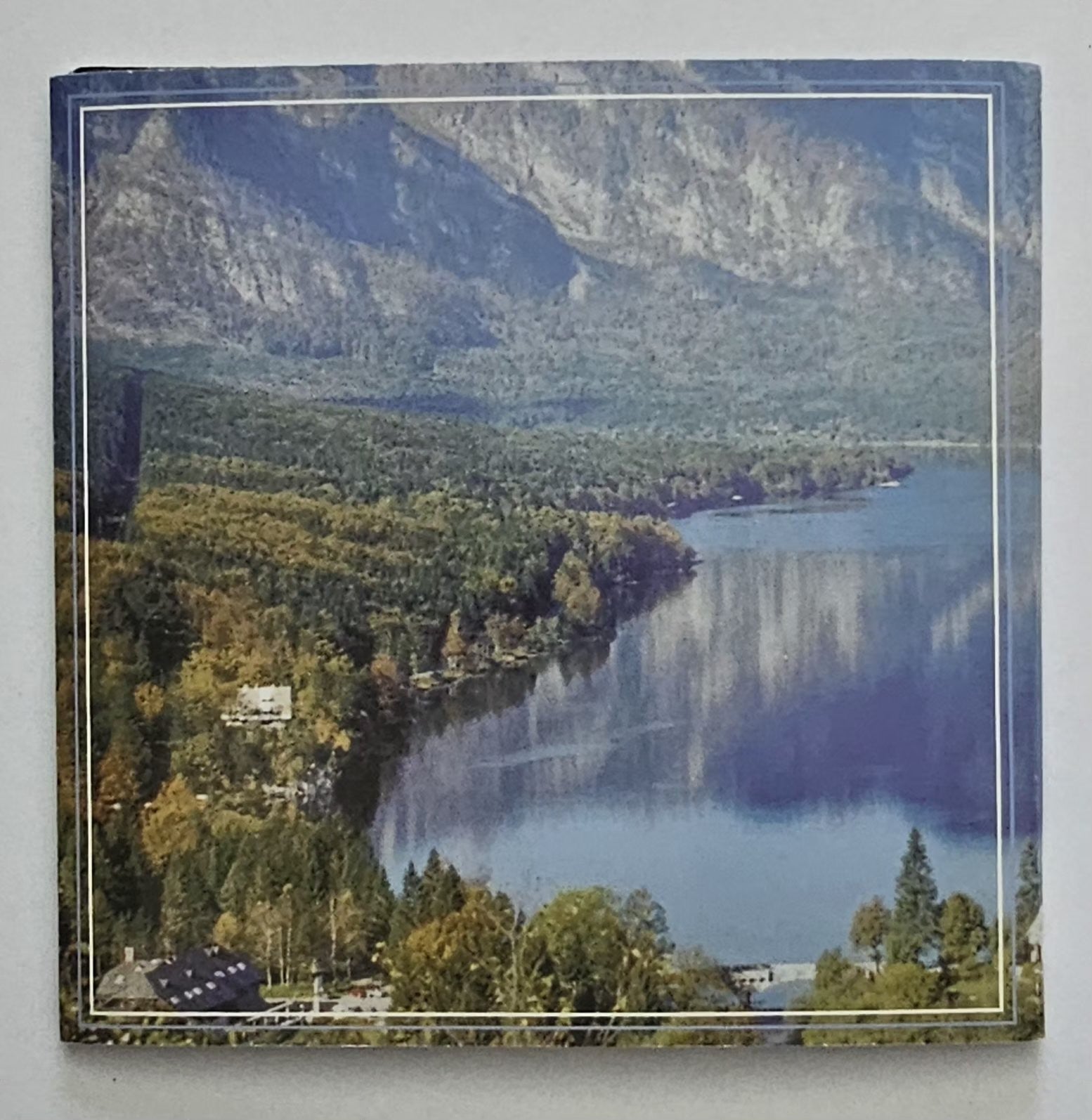 Folder back cover, Lake Bohinj